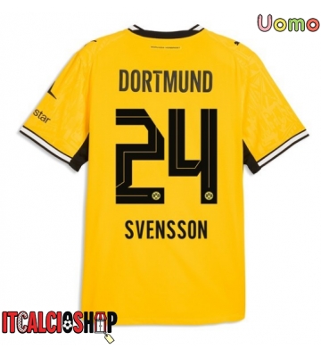 Borussia Dortmund Daniel Svensson #24 Prima Maglia 2026-27 Manica Corta